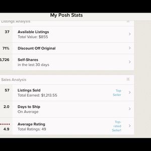 POSHMARK AMBASSADOR! SHOP WITH CONFIDENCE!